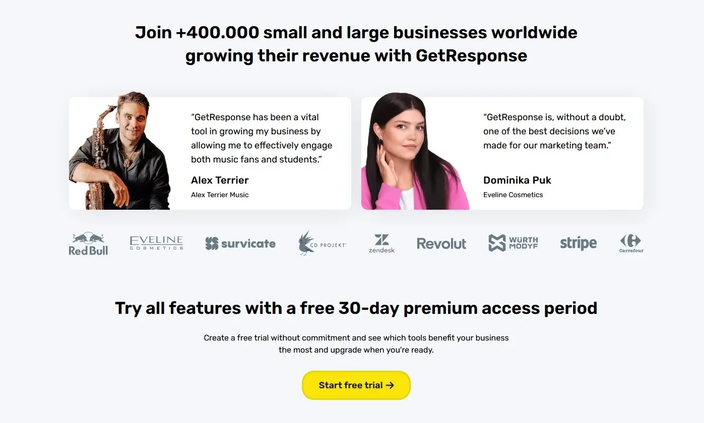 Getresponse Success Stories