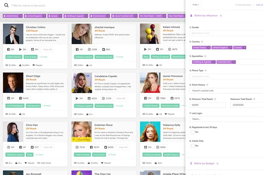 Intellifluence Features