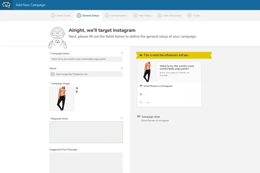 Intellifluence User Experience