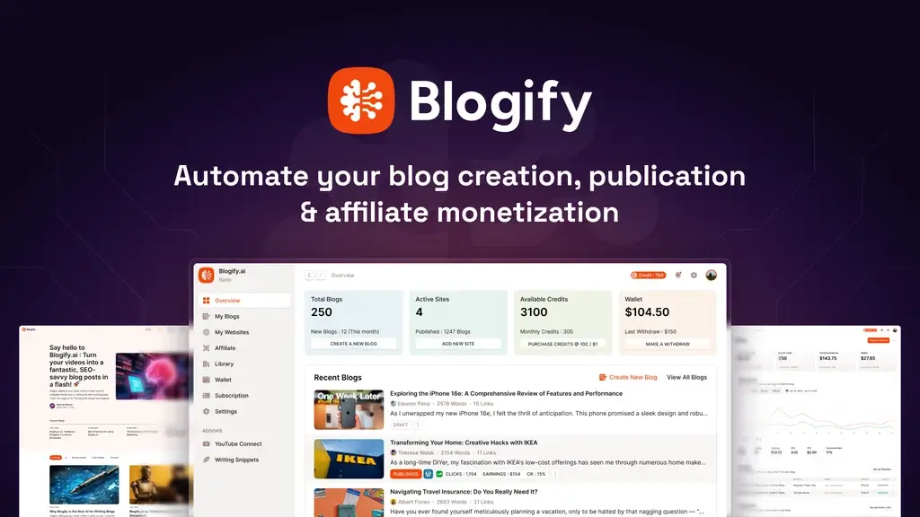 Blogify Lifetime Deal Review