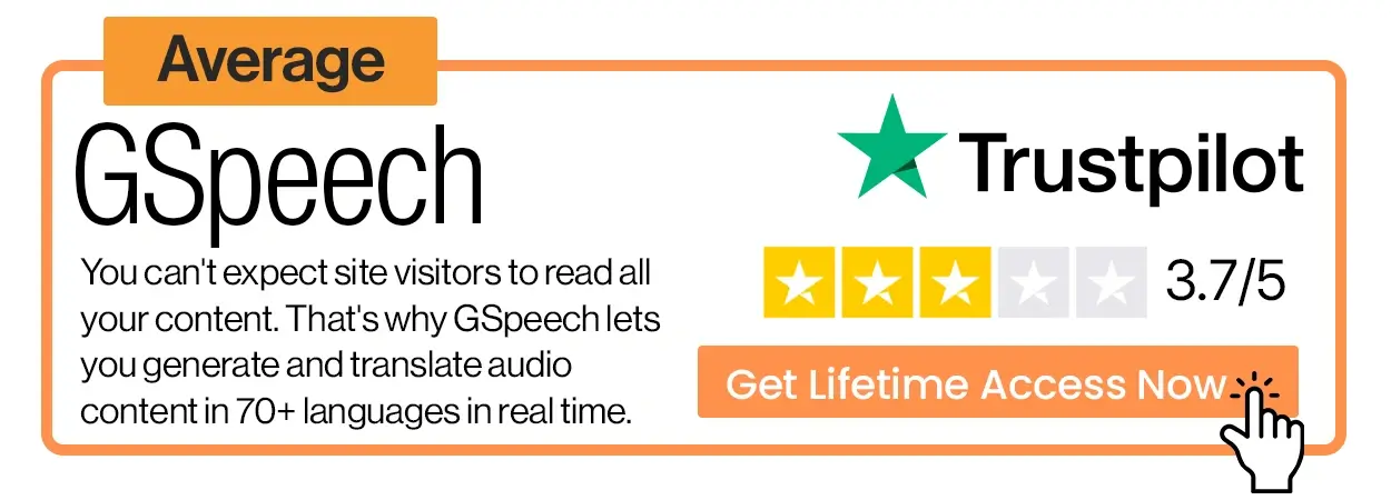 Gspeech Lifetime Deal Ratings