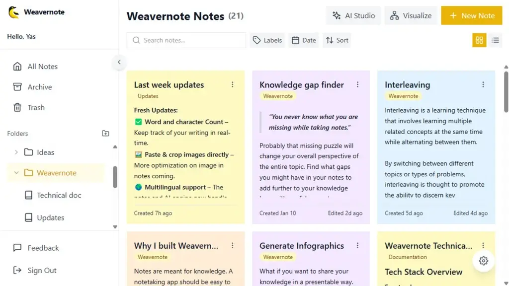 Weavernote Lifetime Deal Review