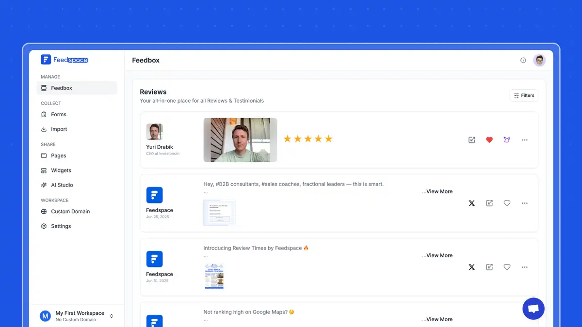 Feedspace Lifetime Deal