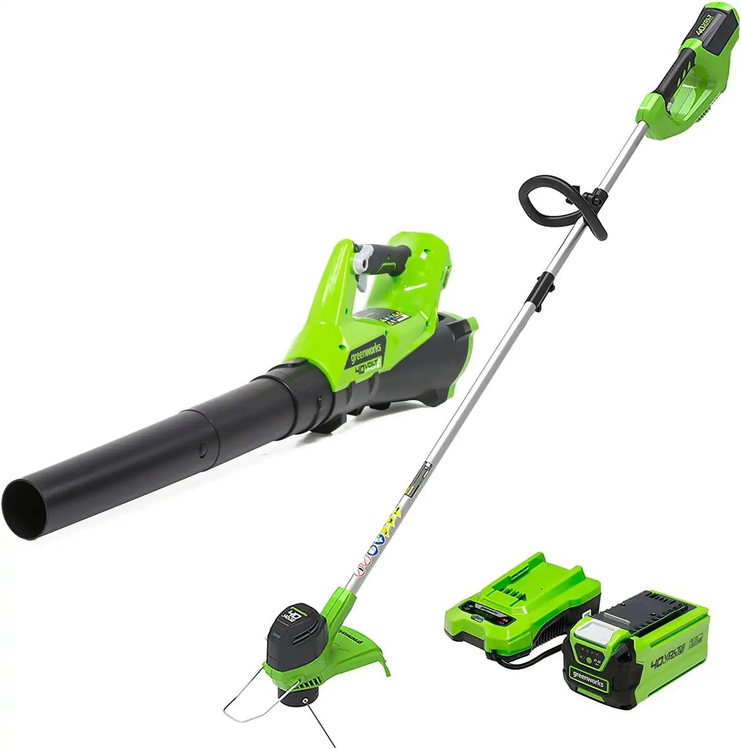 Greenworks 40V Lawn Care Combo Kits
