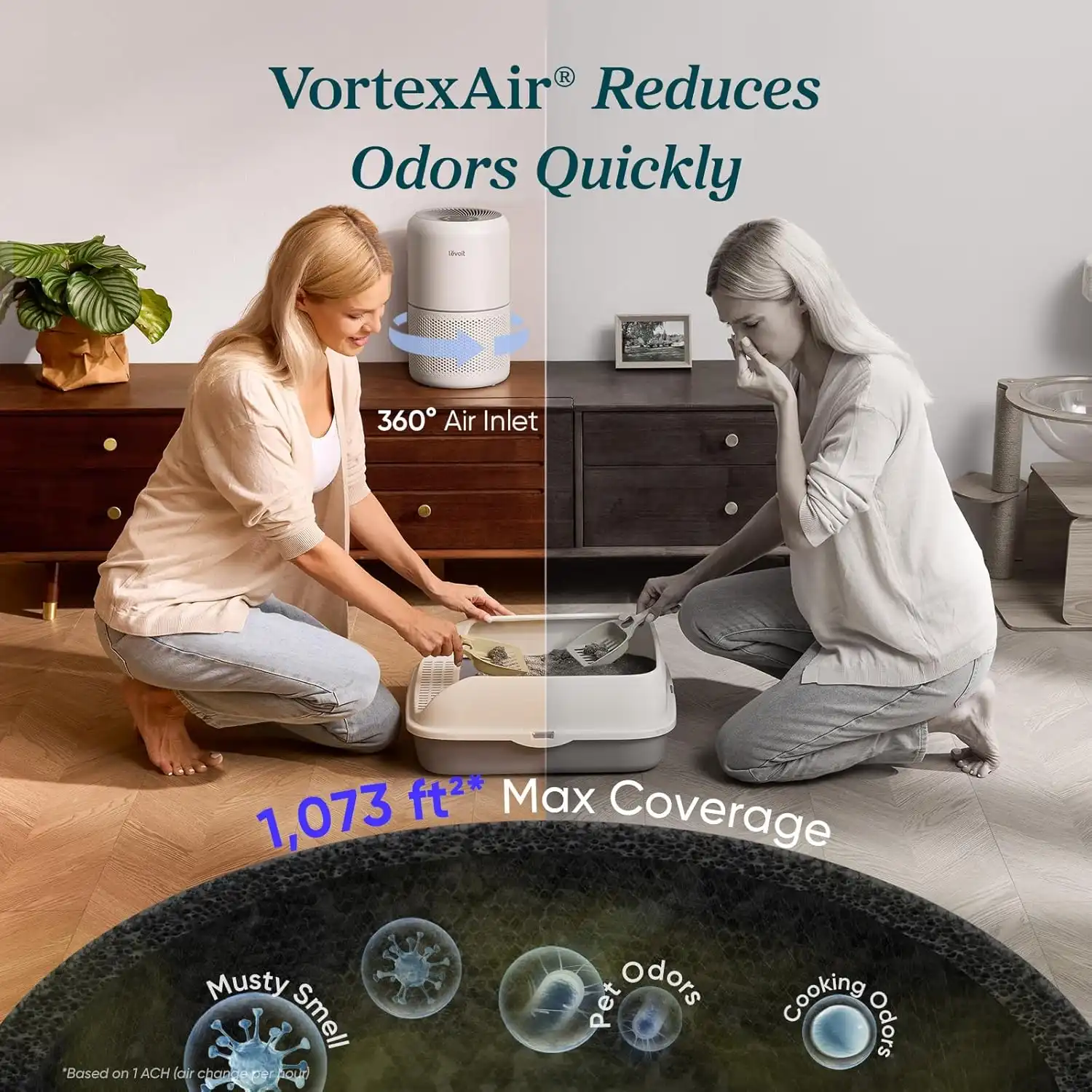 LEVOIT Air Purifier for Allergies Pets Hair