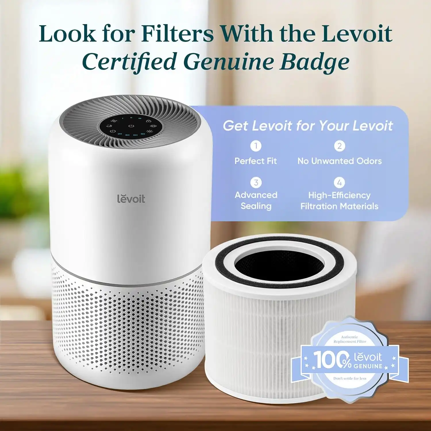 LEVOIT Air Purifier for Home Allergies Pet sHair