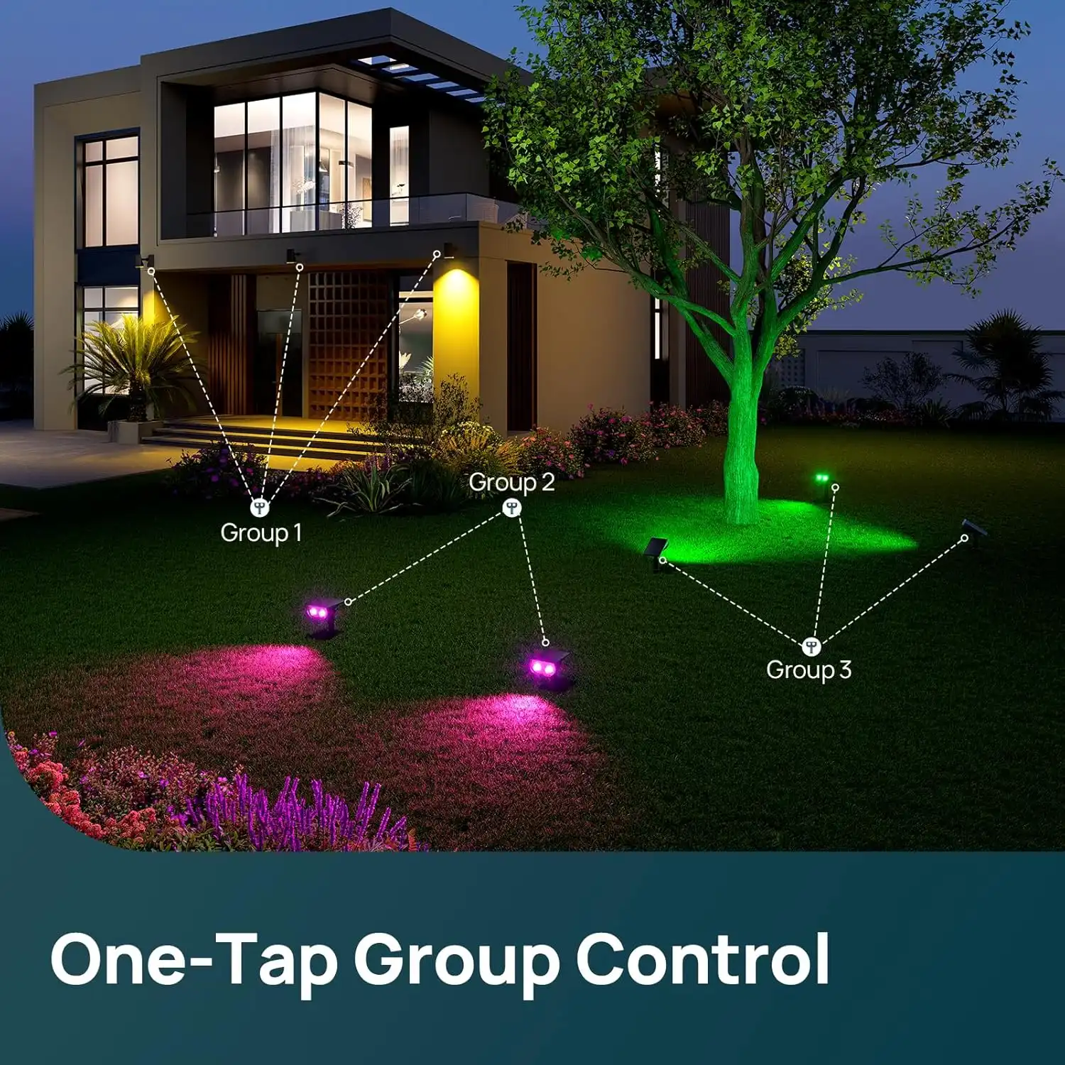 Linkind Smart Solar Spot Lights