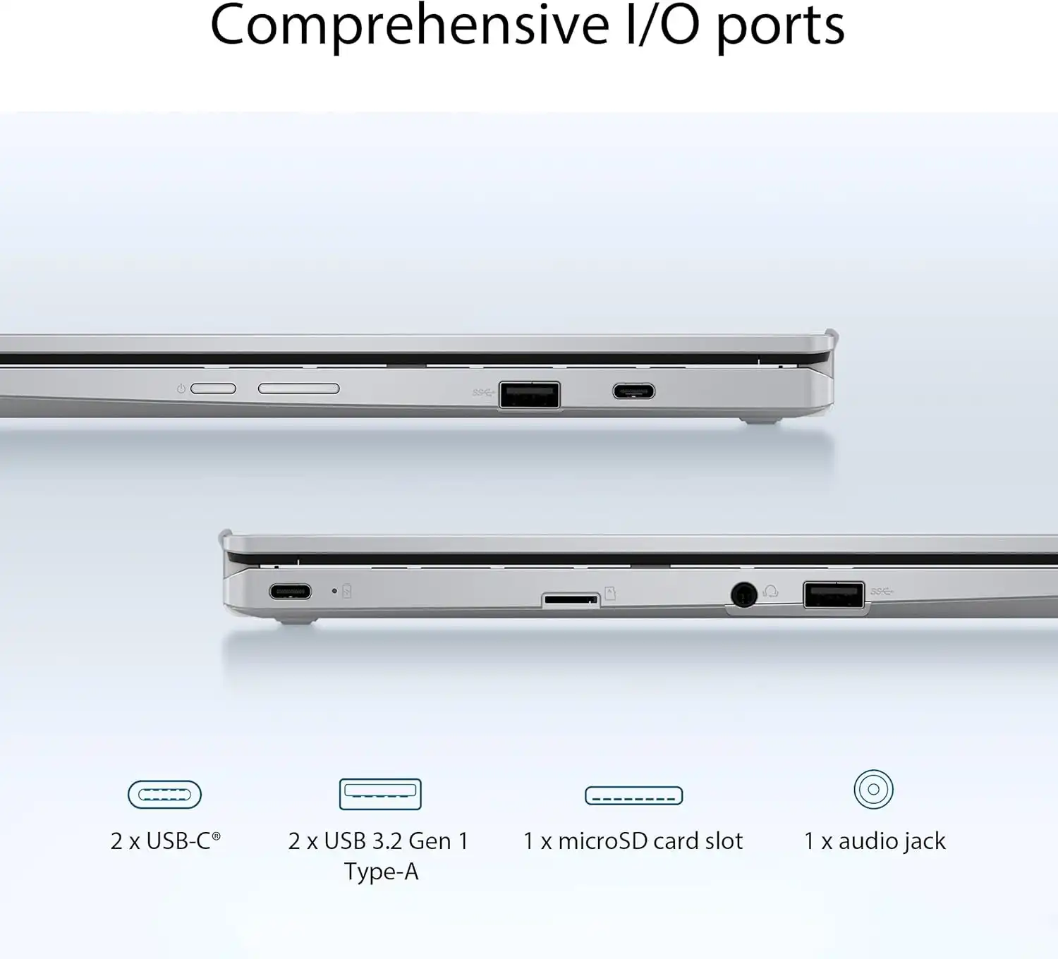 ASUS Chromebook Flip CX1 360-degree hinge demonstration