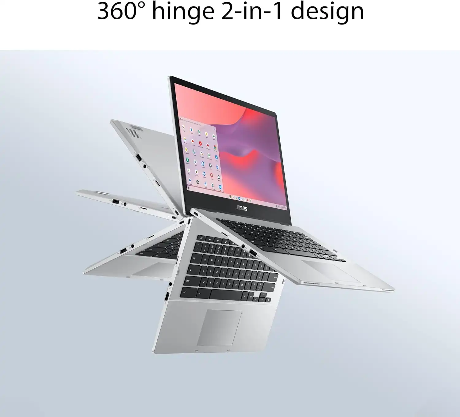 ASUS Chromebook Flip CX1 touchscreen in tablet mode