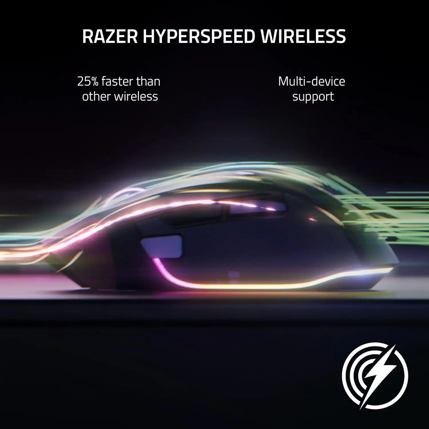 Razer Basilisk V3 Pro Wireless Gaming Mouse HyperScroll Tilt Wheel - 30K DPI Optical Sensor - 13-Zone Chroma RGB - 13 Programmable Con