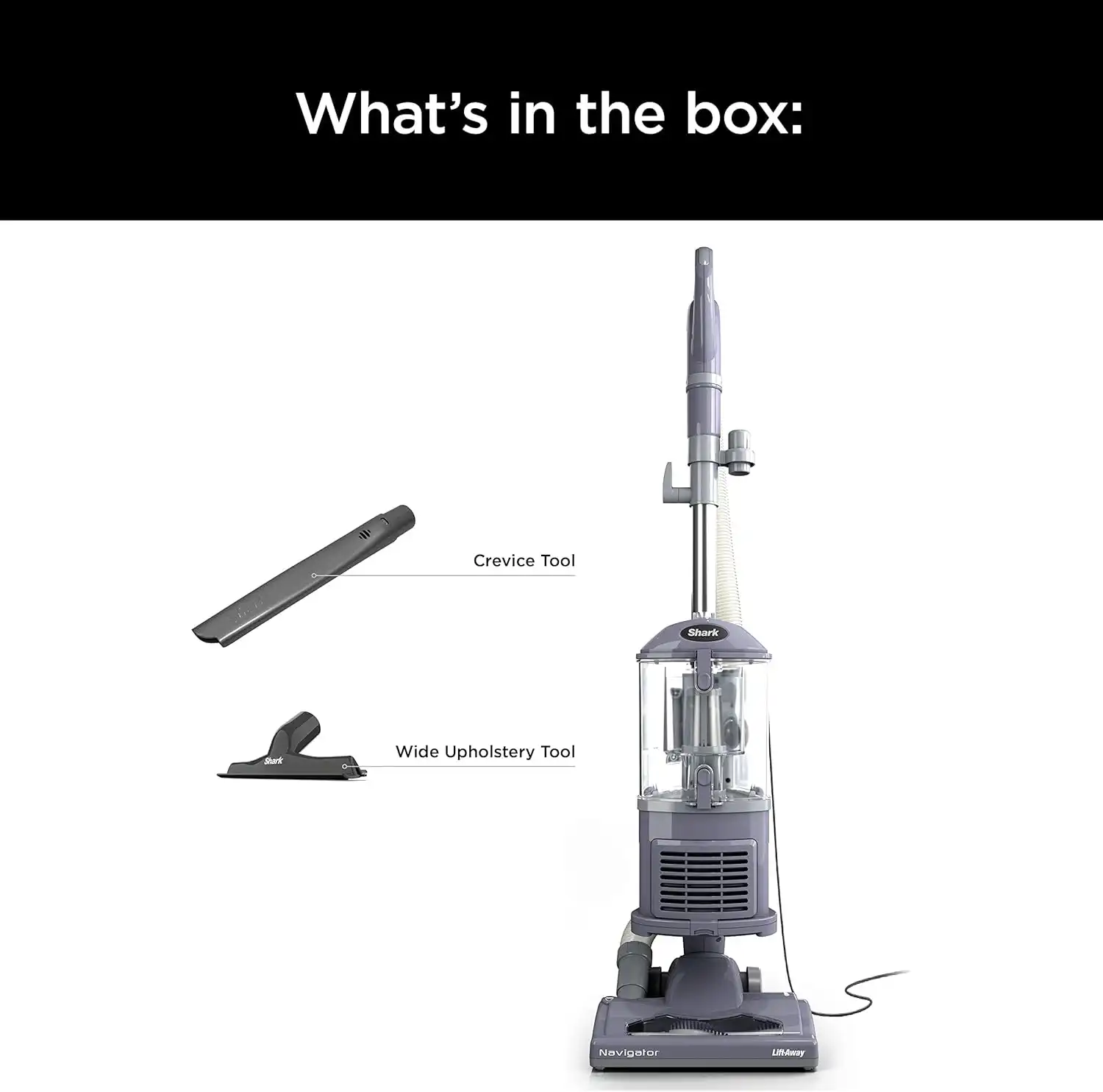 Shark NV352 Navigator Lift Away Upright Vacuum, Hepa Filter, Anti-Allergen Technology, Swivel Steering, Ideal for Carpet, Stairs, & Bare Floors