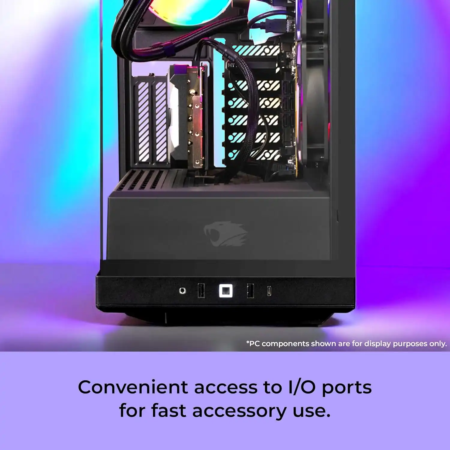 iBUYPOWER Y40 PRO Black Gaming PC Desktop Computer AMD Ryzen 9 7900X CPU, NVIDIA GeForce RTX 5070Ti 16GB GPU, 32GB DDR5 RGB 5200MHz RAM