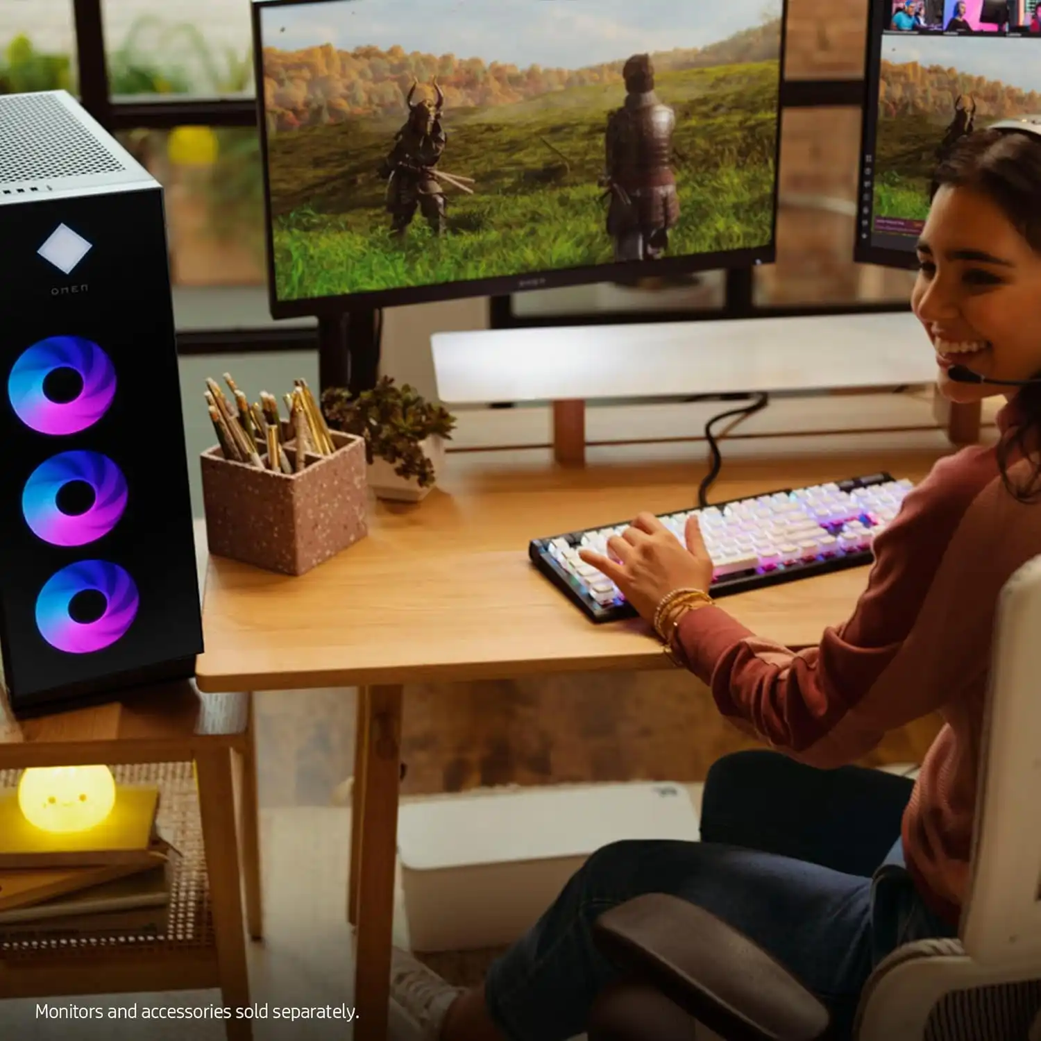 HP OMEN 45L Gaming Desktop, Intel Core Ultra 7 265K, 32 GB RAM, 2TB SSD, NVIDIA GeForce RTX 5080