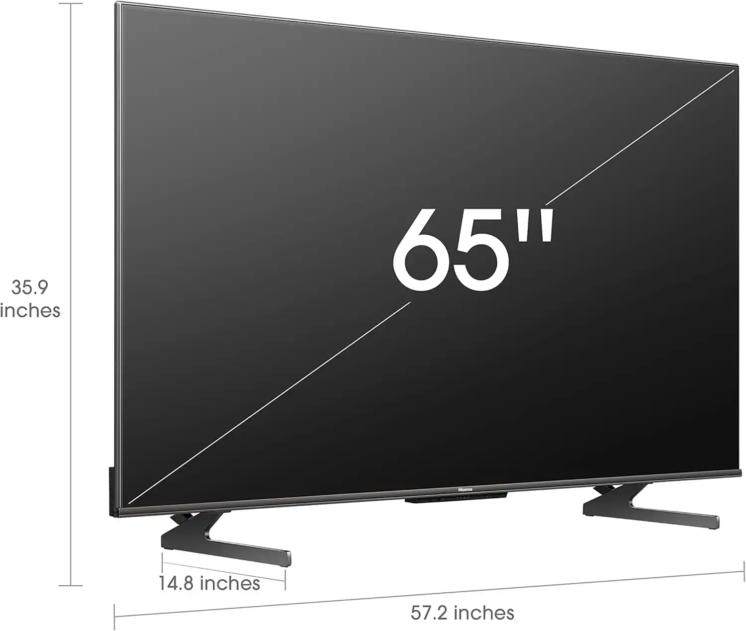 Hisense 65U8H QLED U8H Series Quantum 4K ULED Mini-LED 65-Inch Class Google Smart TV with Alexa Compatibility
