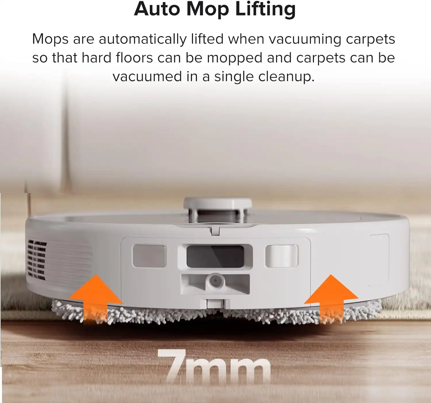 roborock Q Revo Robot Vacuum and Mop, Auto-Drying, Auto Mop Washing, Dual Spinning Mops, Auto Mop Lifting, Self-Refilling, Self-Emptying, Reactive Tech Obstacle Avoidance
