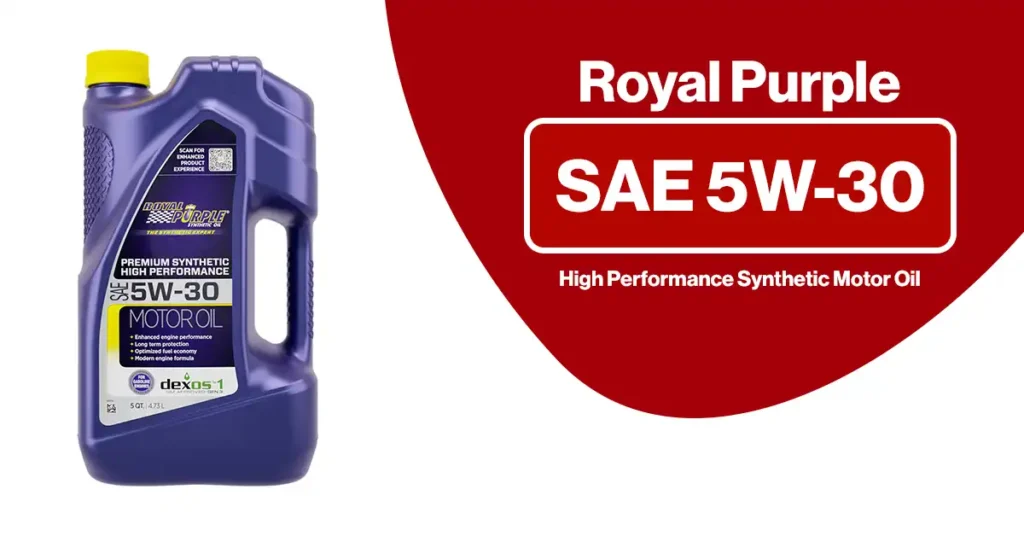 Royal Purple SAE 5W-30 High Performance Synthetic Motor Oil