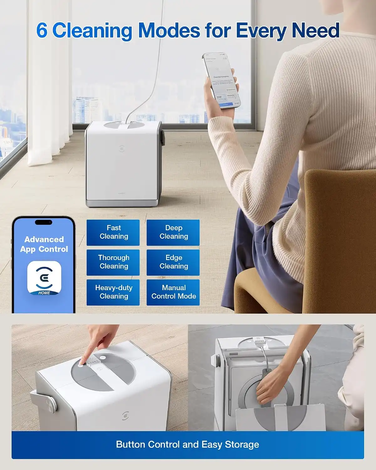 ECOVACS WINBOT W2 PRO OMNI Feature