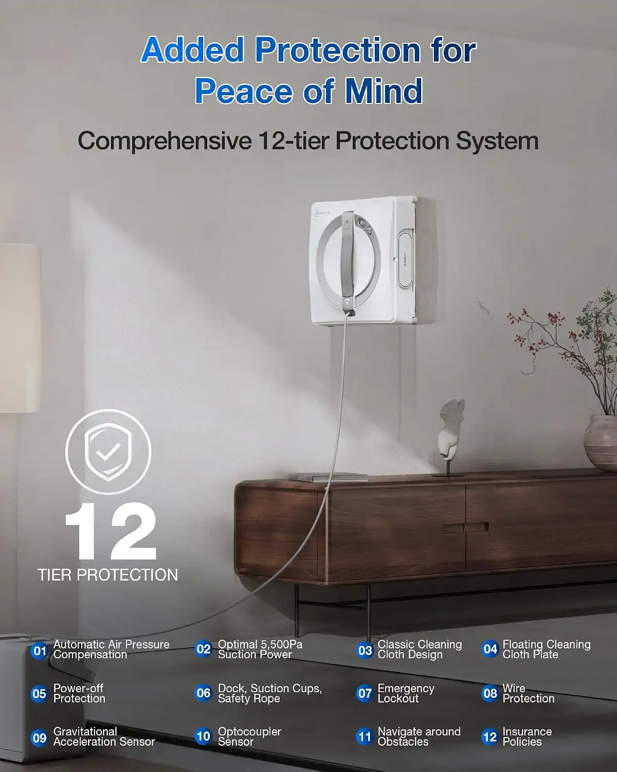 ECOVACS WINBOT W2 PRO OMNI Features