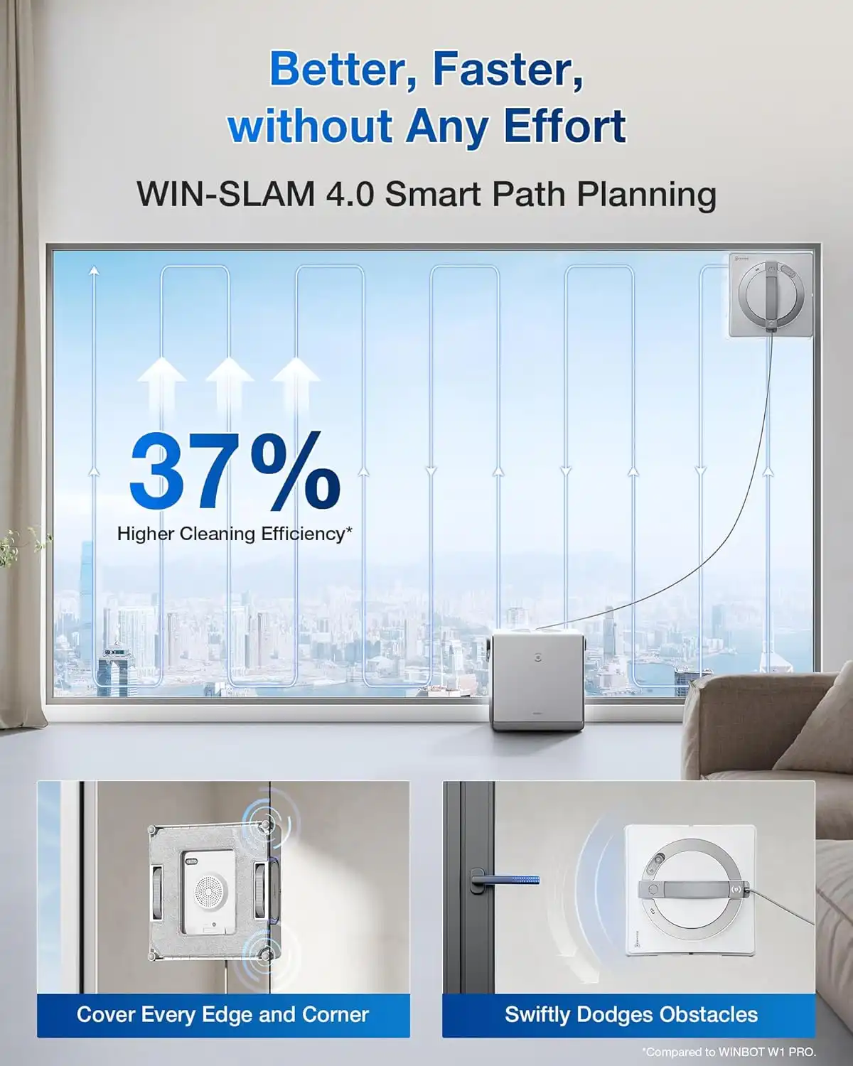 ECOVACS WINBOT W2 PRO OMNI Pros and Cons